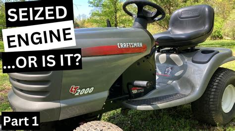 SOLVED: Craftsman LT2000 Kohler 17.5hp Motor 